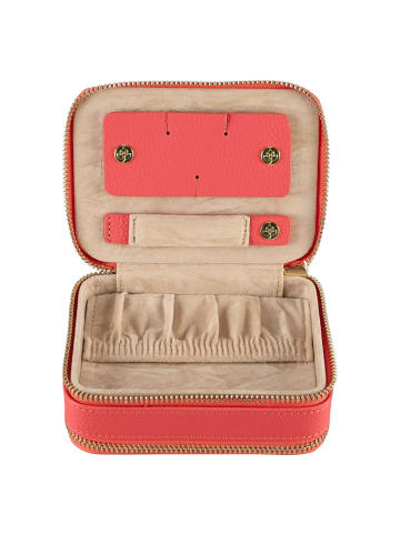 Windrose Aurora Schmuckkasten 13 cm in koralle