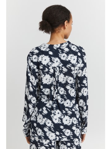 ICHI Langarm - Hemd IHMARRAKECH Regular fit in Total Eclipse