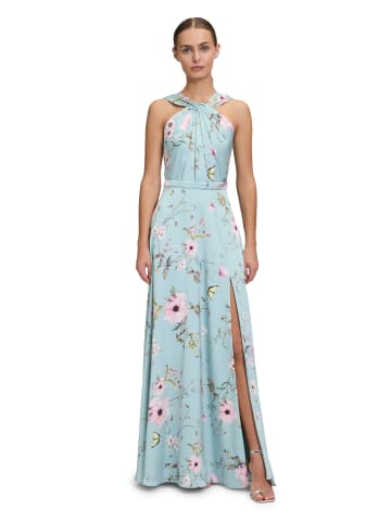 Vera Mont Abendkleid mit Blumenprint in Green/Pink