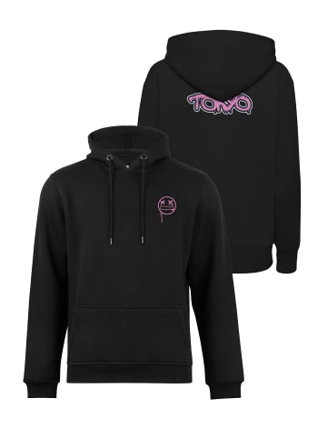 Cotton Prime® Street Art Hoodie "Tokio" - Weltenbummler Kollektion in Schwarz