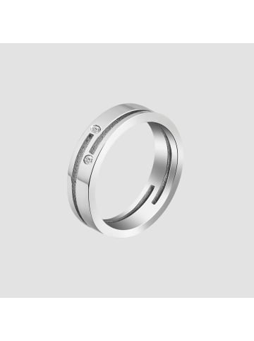 Adeliás Herren Ring aus Edelstahl in silber