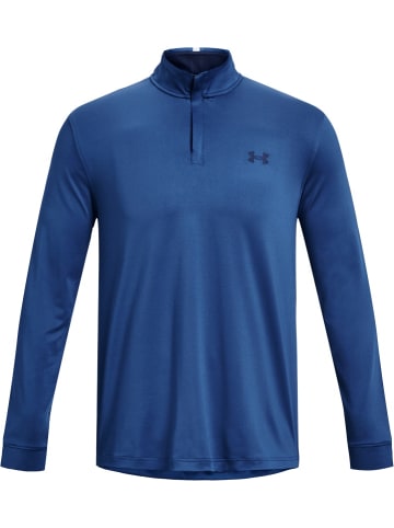 Under Armour Longsleeve "UA Playoff mit ¼-Zip" in Blau