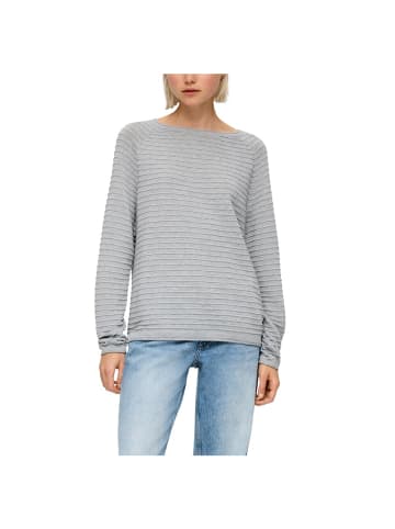 Q/S designed by Pullover in grau1