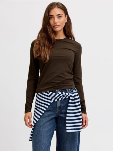 JJXX Langarm-T-Shirt in Demitasse 1