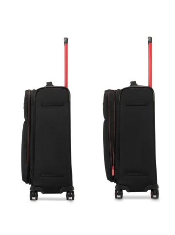 Roncato Move 4 Rollen Trolley 64 cm mit Dehnfalte nero fumo