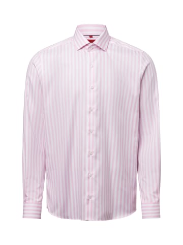 Finshley & Harding Businesshemd in rosa weiß - 0007