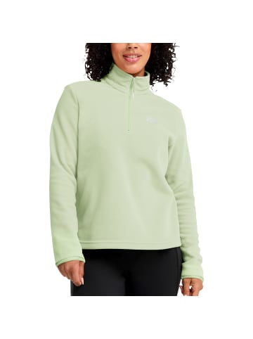 Jack Wolfskin Fleecepullover Taunus 100 Half-Zip in Hellgrün