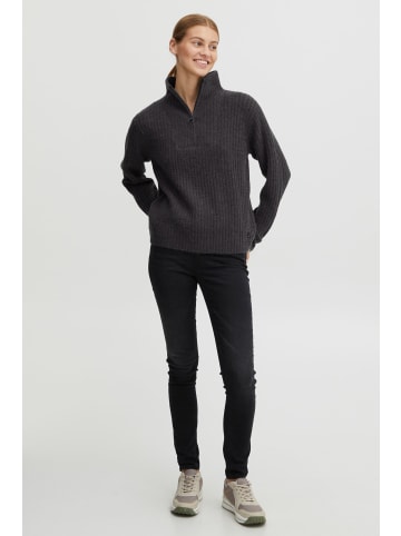 Oxmo Strickpullover OXSaline in Grau
