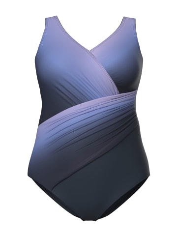 Ulla Popken Badeanzug in marine