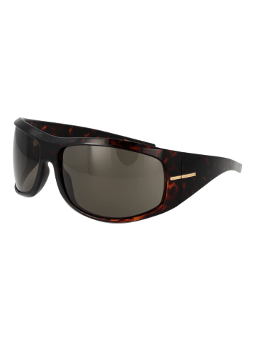 BOSS Frauen Sonnenbrille Rechtwinklig Braun