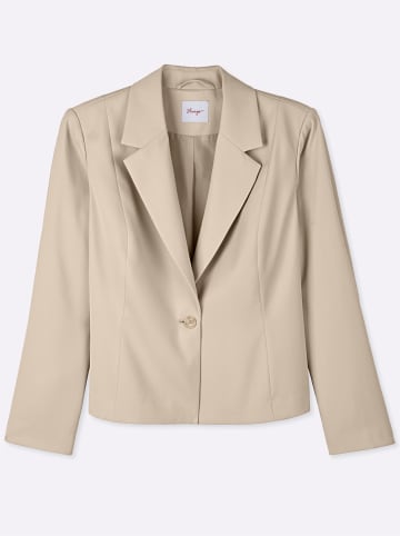 sheego Kurzblazer in beige