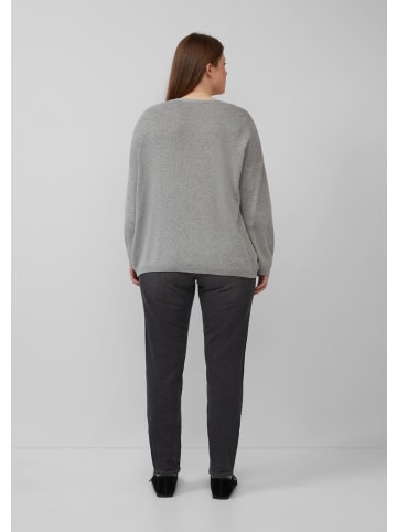 QS Strickjacke in 9400_grau meliert