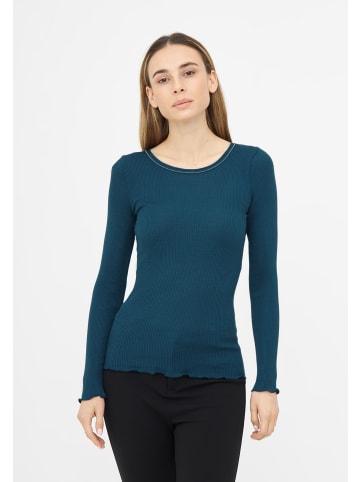 TOOCHE Langarmshirt "Azure Elegance" in petrol