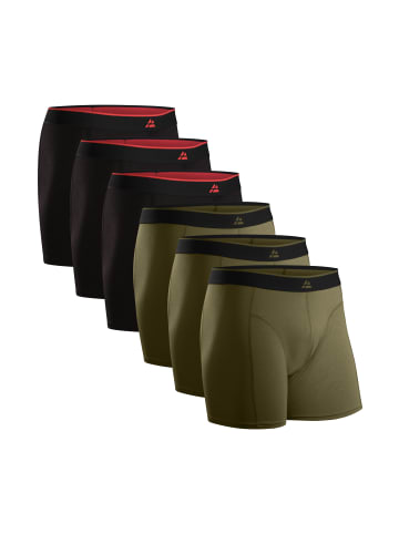 DANISH ENDURANCE Boxershorts Bamboo Trunks in black olive