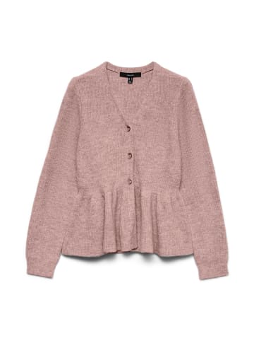Vero Moda Strickjacke in Adobe Rose