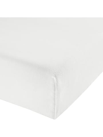 Erwin Müller Biber, Haustuch Bettlaken Garmisch in weiß
