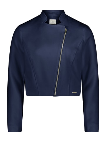 BETTY & CO Bikerjacke mit Stehkragen in Dunkelblau