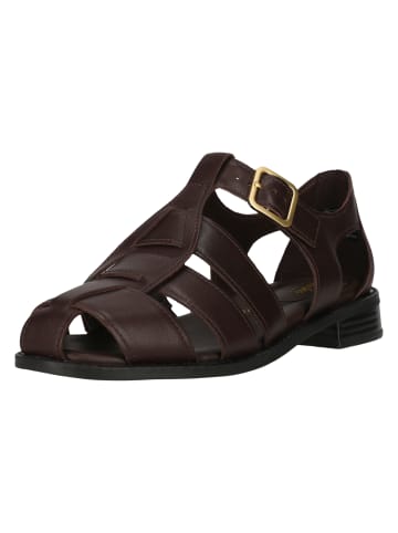 Clarks Sandale Hana Sun in 5228 Dark Brown Lea