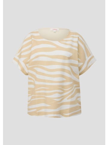 s.Oliver T-Shirt in 81A0_beige