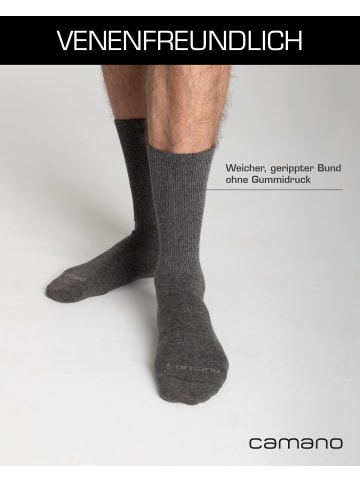 camano Diabetikersocken 4er Pack black