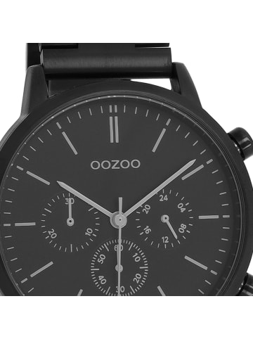 Oozoo Analog-Armbanduhr Oozoo Timepieces schwarz groß (ca. 42mm)