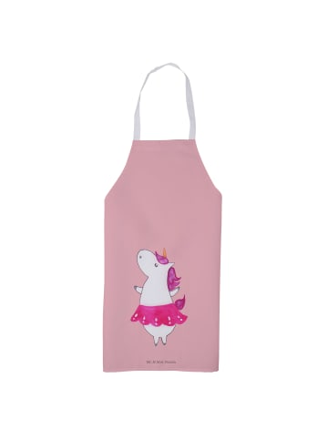 Mr. & Mrs. Panda Kochschürze Einhorn Ballerina ohne Spruch in Rot Pastell