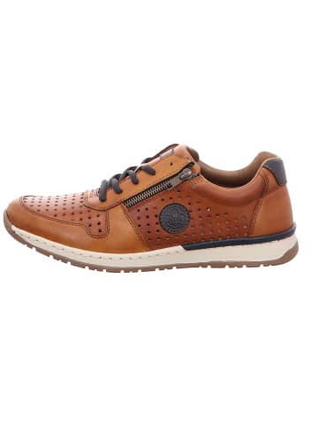 rieker Schnürschuhe in peanut/peanut/navy