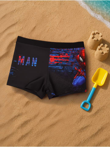 Spiderman Marvel Spiderman Badehose Schwimmhose Badekleidung Hose in schwarz