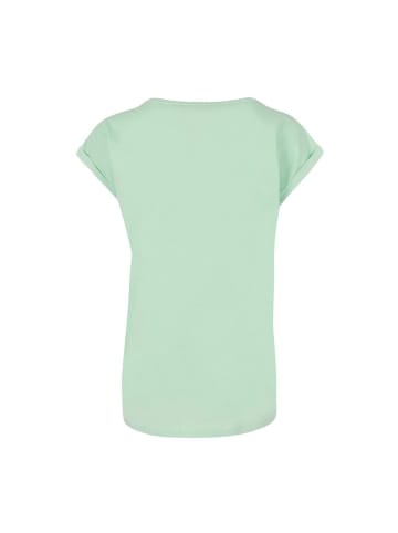 Mister Tee Top "Ladies Kicks Love Extended Shoulder Tee" in Grün