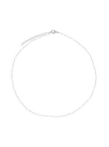 Steel_Art Perlenkette Damen Lune silberfarben poliert in silberfarben poliert