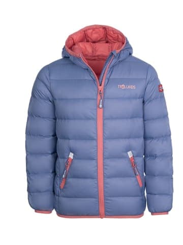 Trollkids Jacke "Dovrefjell" in Blau/Antikrosa