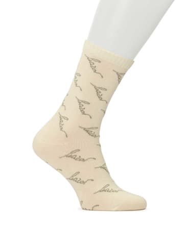 Kazar Socken & Beinstulpen in Creme
