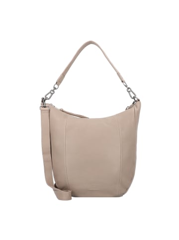 FREDs BRUDER Chinte Schultertasche Leder 36 cm in taupe