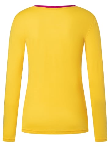 super.natural Merino Longsleeve in gelb