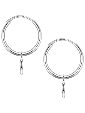 Rafaela Donata Ohrringe Herz aus Sterling Silber mit Zirkonia in silber