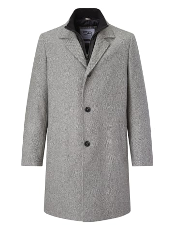 S4 JACKETS Wollmantel EDISON in grey