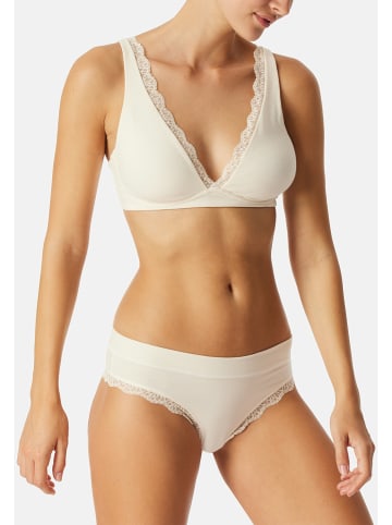 Schiesser Brazil Slip Unique Cotton in Off-white / schwarz