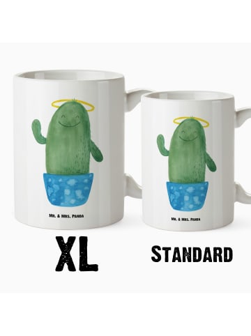 Mr. & Mrs. Panda Tasse Kaktus Heilig ohne Spruch in Weiß
