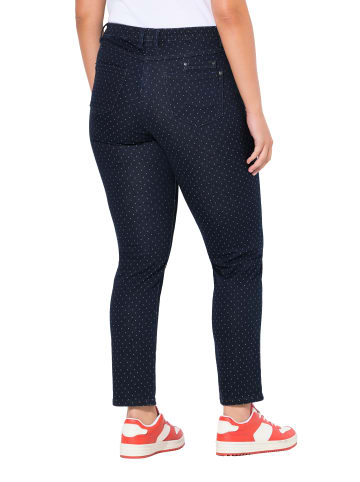 Ulla Popken Jeans in dark blue denim