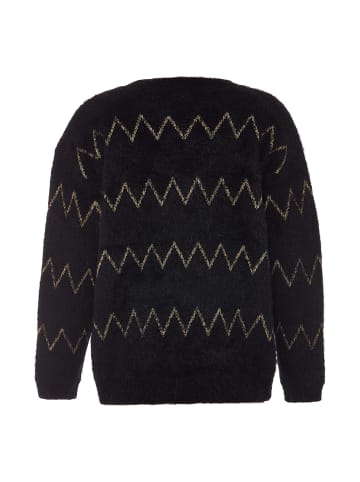 ebeeza Damen Strickpullover in Schwarz