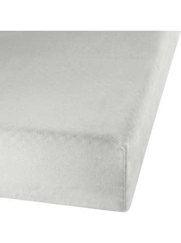 Erwin Müller Biber Spannbettlaken Garmisch in weiß