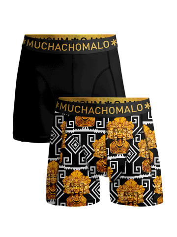 Muchachomalo 2er-Set: Boxershorts in Multicolor/Black