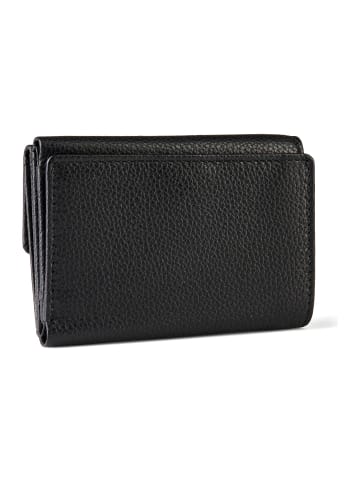 Esquire Houston Geldbörse RFID Schutz Leder 10 cm in schwarz