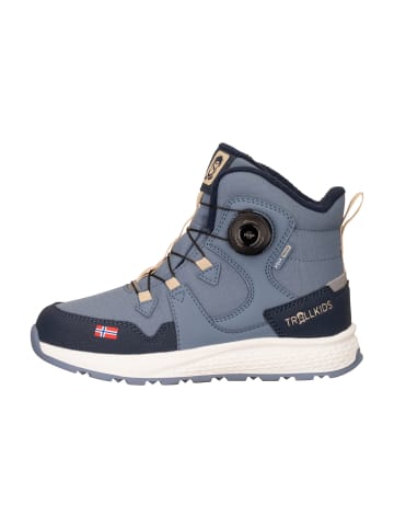 Trollkids Winterschuhe Mid Cut Bergen in blue shadow