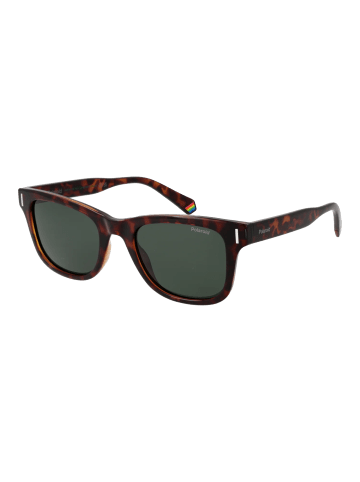 Polaroid Unisex Sonnenbrillen Quadrat Braun