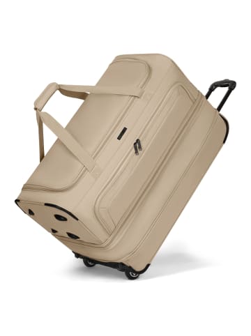 Redolz Duffle Essentials 2-Rollen Reisetasche 70 cm L mit Dehnfalte beige