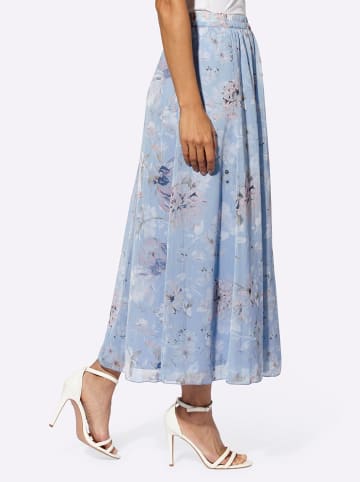 WITT WEIDEN Rock in bleu-ecru-bedruckt