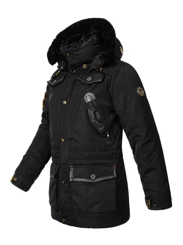 Geographical Norway Winterjacke in Schwarz