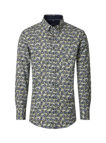 Katt Knopfleisten Langarmshirt für Herren in uni