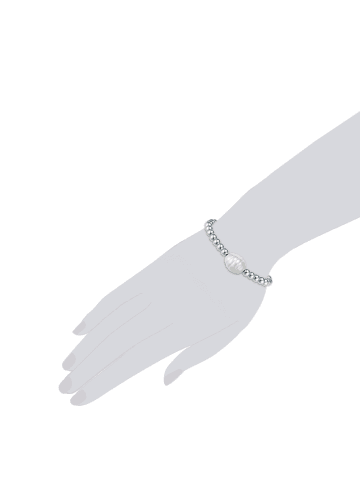 Lulu & Jane Armband aus Metall-Legierung in silber